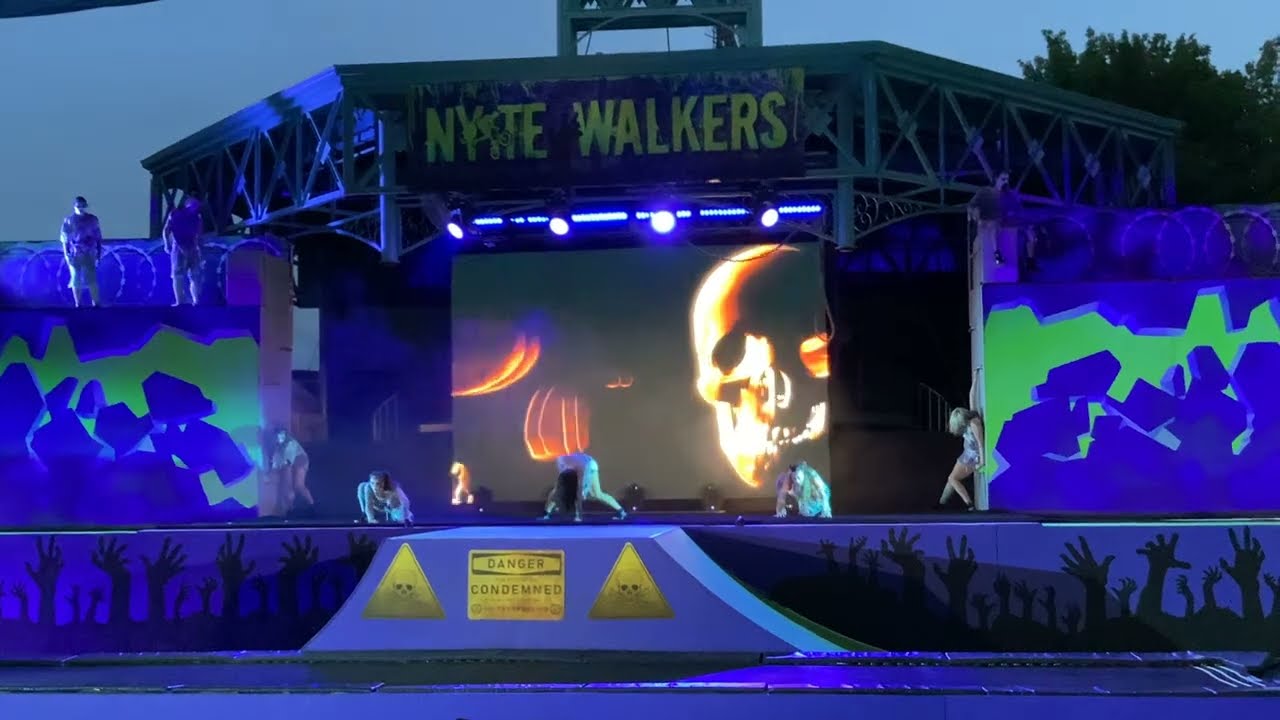 Kings Island Halloween Haunt NyteWalkers Show Opening Night 2024