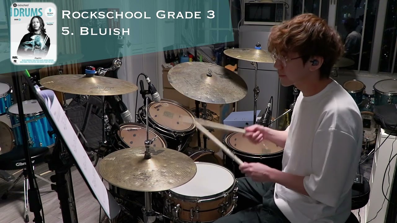[Grade 3] Bluish | Rockschool Drums 2024