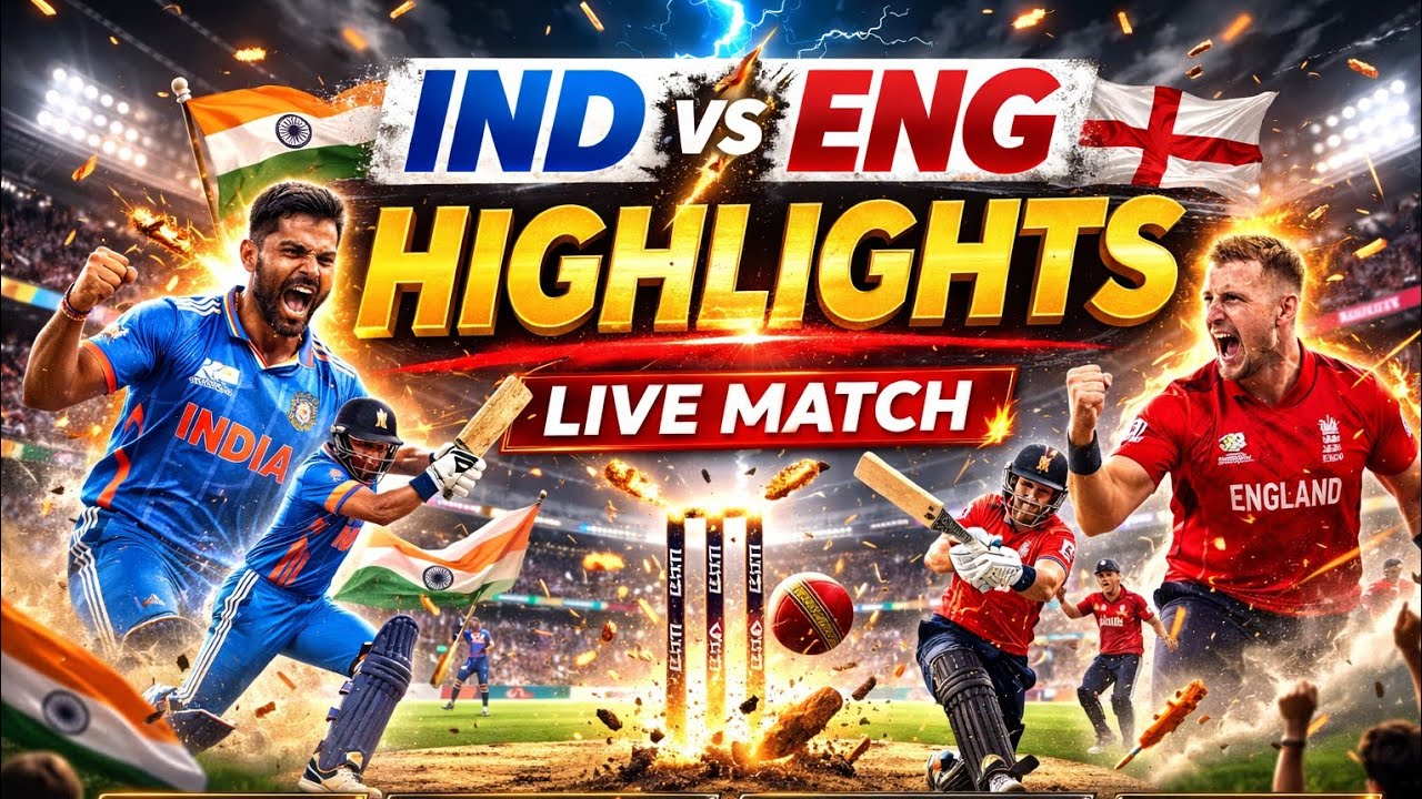 INDIA vs ENGLAND HIGHLIGHTS 🏏 2nd Semi Final | High Voltage Thriller |T20 World Cup Live Match Today