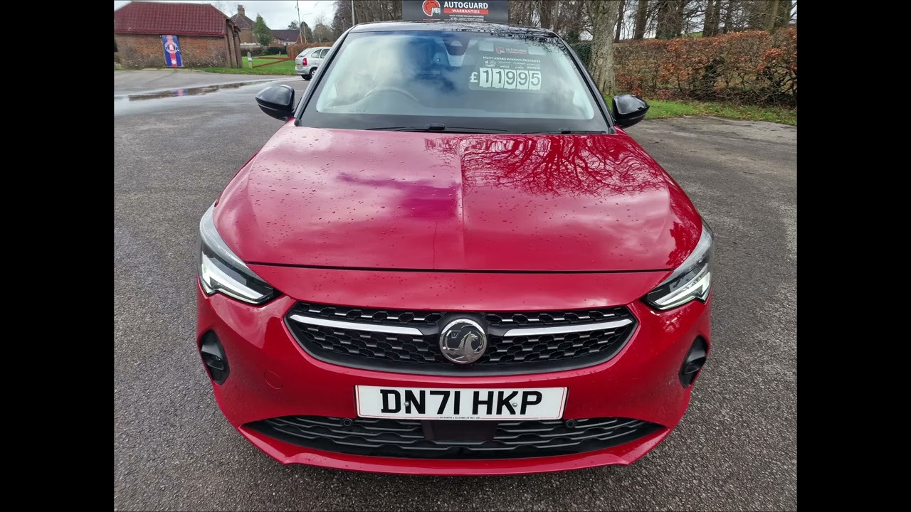 2021 Vauxhall Corsa 1.2 Elite Edition Hatchback 5dr Petrol Manual Euro 6 (75 ps)+LOW MILEAGE 14K