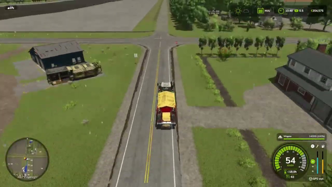Rozsiewamy wapno#farmingsimulator25 #gaming #games #farming