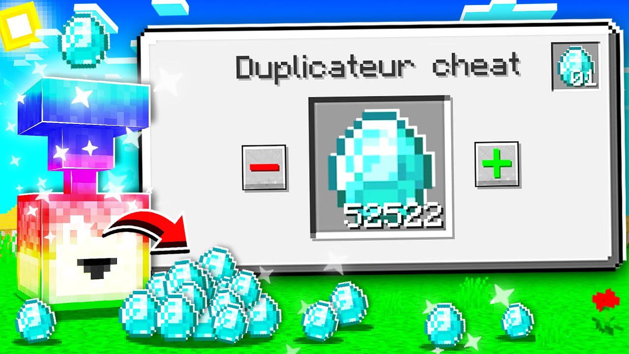 Minecraft MAIS j'ai une machine à DUPLICATION ! (trop cheat !)