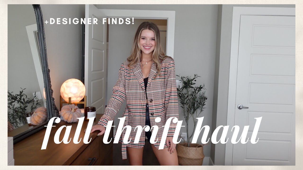 FALL THRIFT HAUL - Shop with me Online (I FOUND DESIGNER)