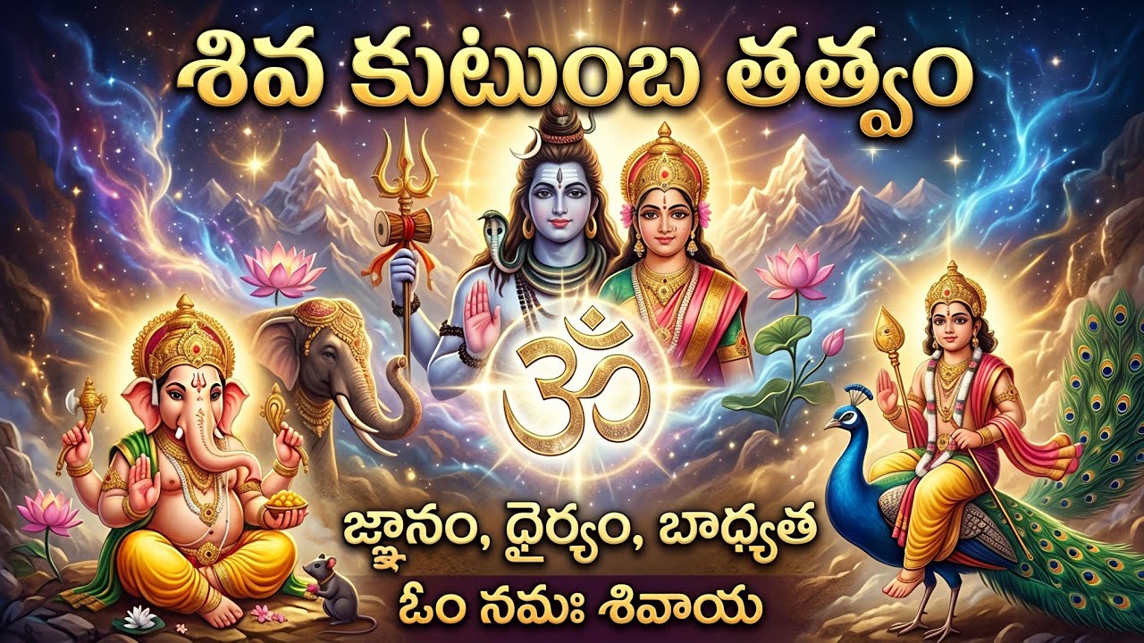 శివ కుటుంబ దర్శనం 🔱 | shiva devotional song 