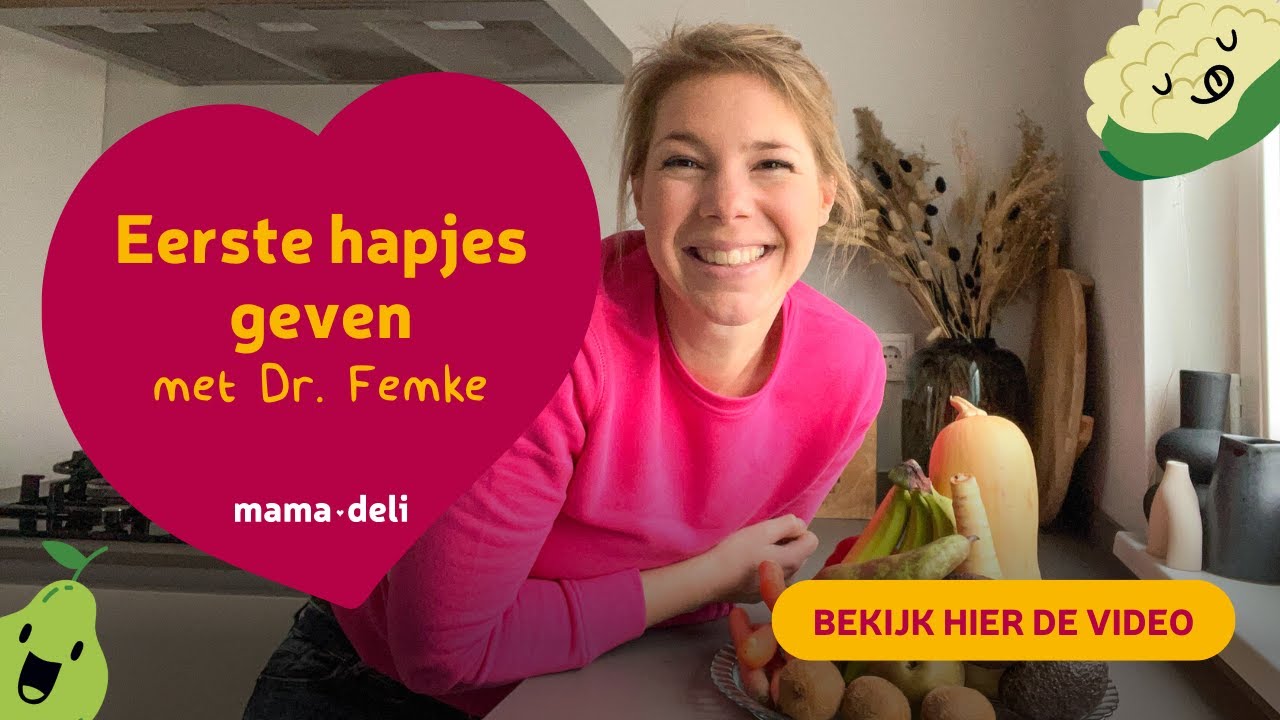 Wanneer begin je met het geven van de eerste hapjes? Dr. Femke weet raad!