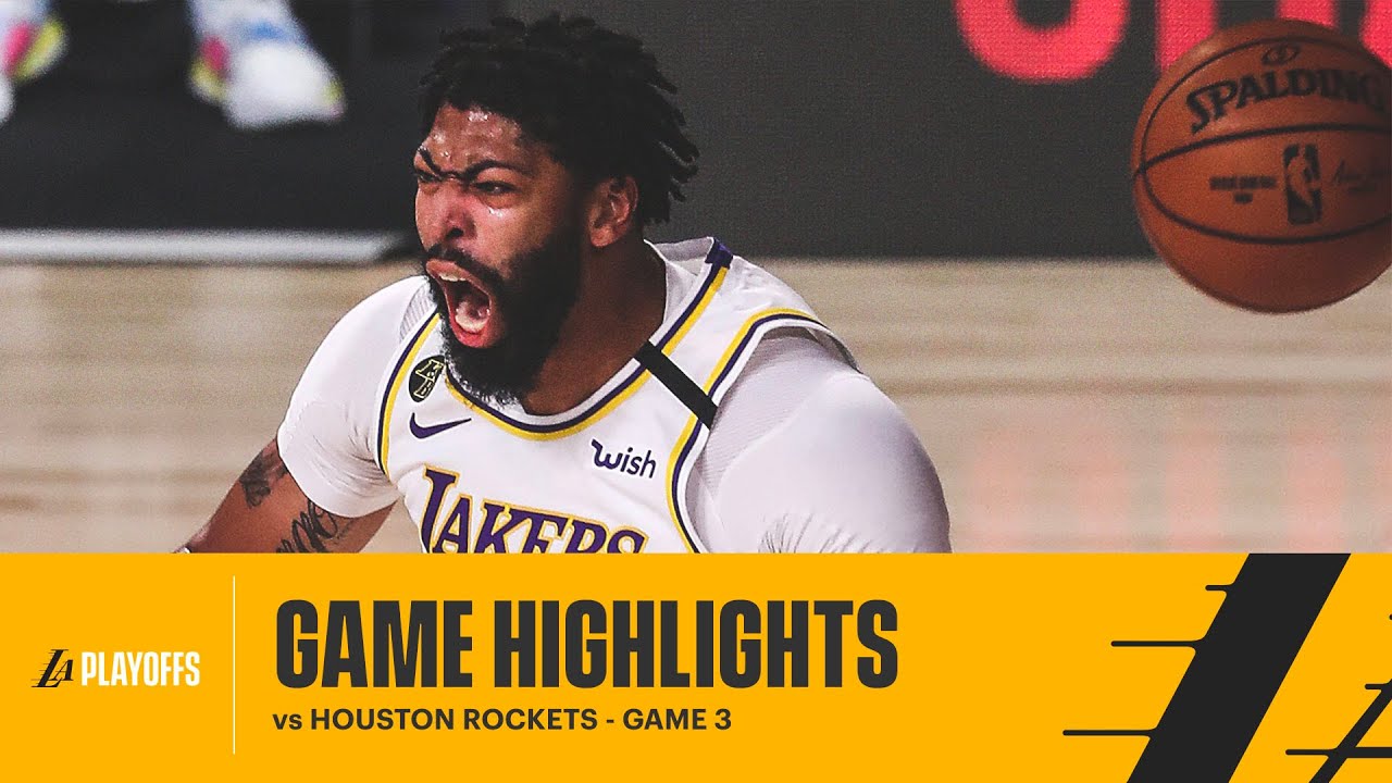 HIGHLIGHTS | Anthony Davis (26 pts, 15 reb, 6 ast) vs Houston Rockets