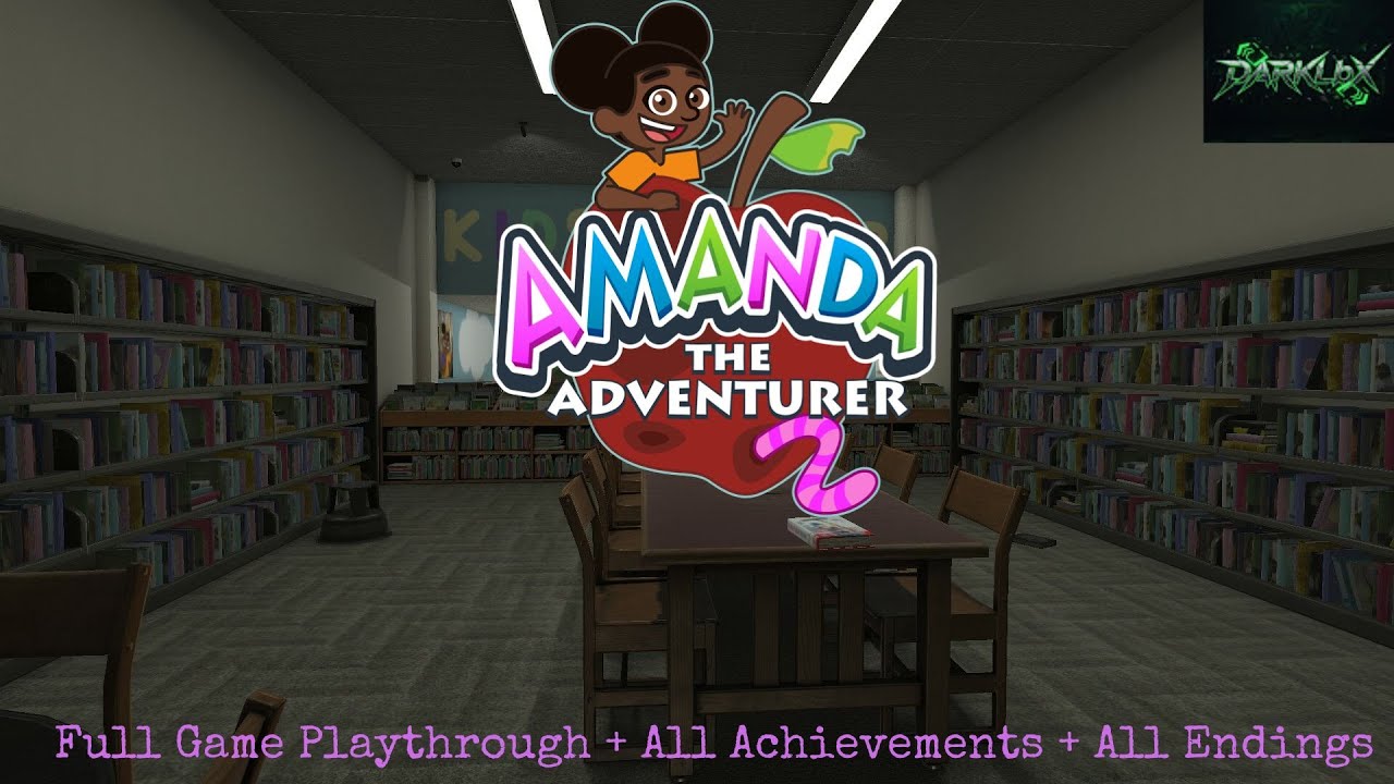 Amanda the Adventurer 2 (Full Game Playthrough + All Achievements + All Endings)