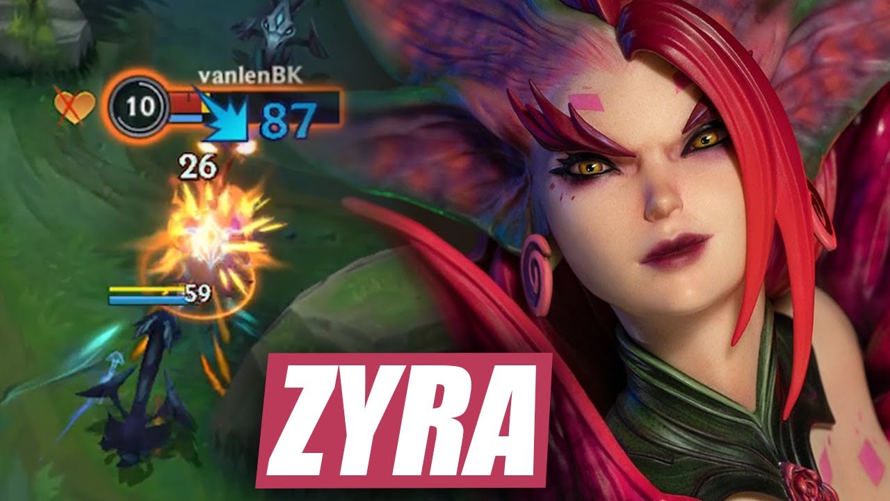 Wild Rift Zyra is Super Annoying in Mid Lane!!