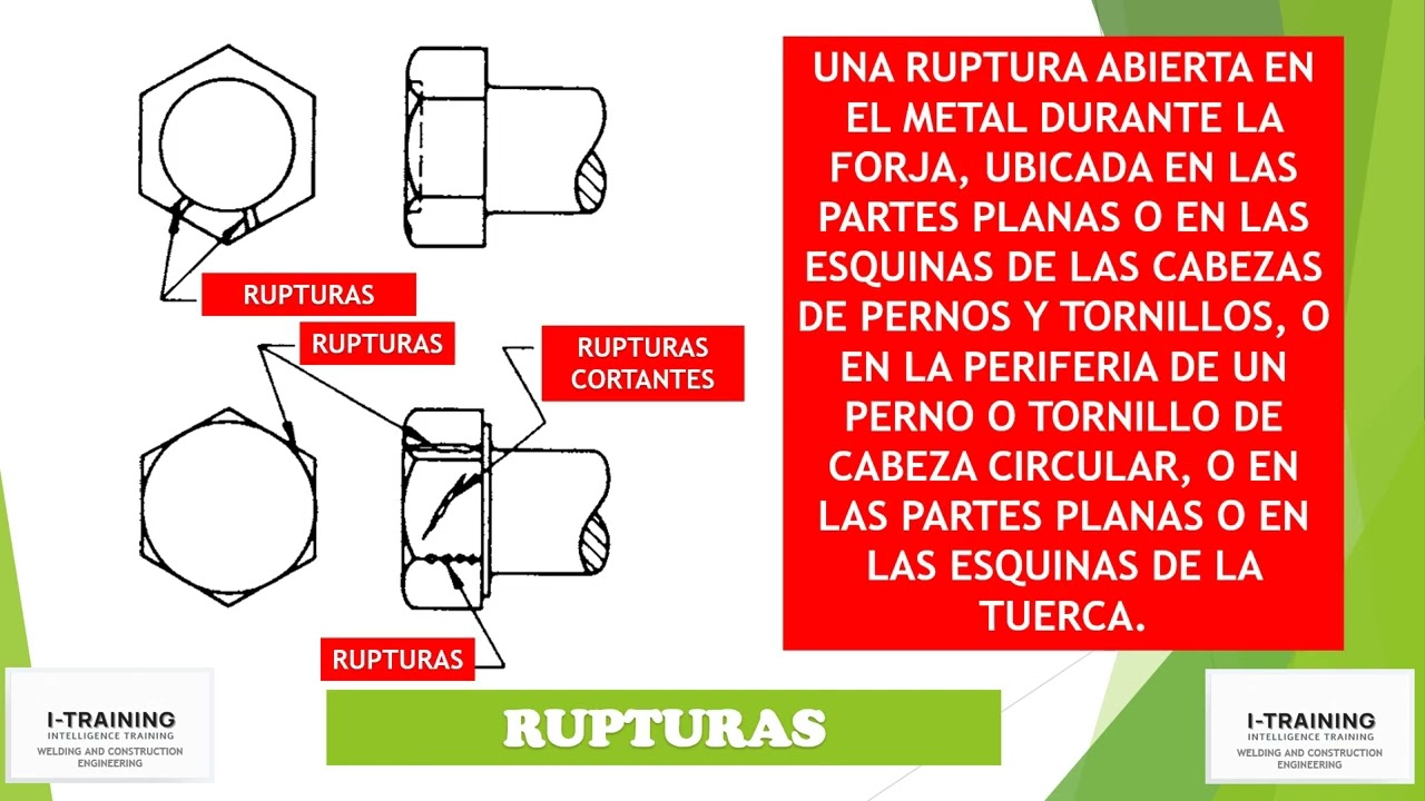 DISCONTINUIDADES EN TORNILLOS ESTRUCTURALES