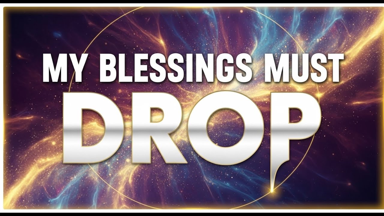 MY BLESSINGS MUST DROP— Your Time Has Come