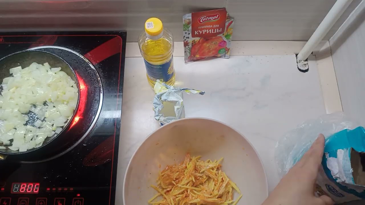 Овощные оладьи из тыквы и картофеля 🥬