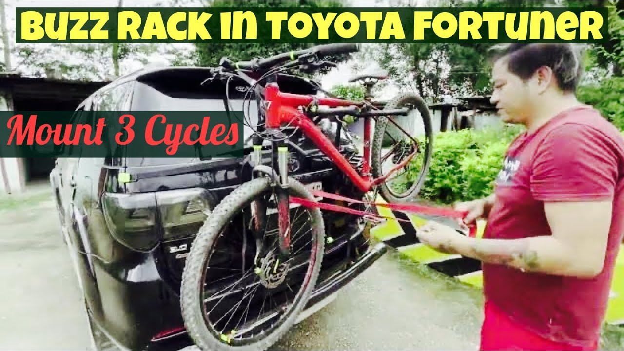 Fitting BUZZ RACK in Toyota Fortuner I Loading MTB Cycle