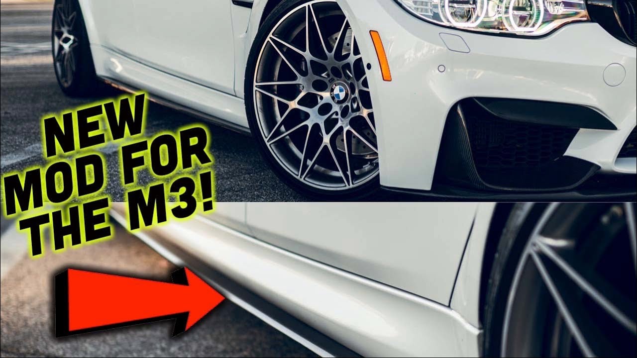 NEW CARBON FIBER SIDE SKIRTS FOR MY BMW M3!