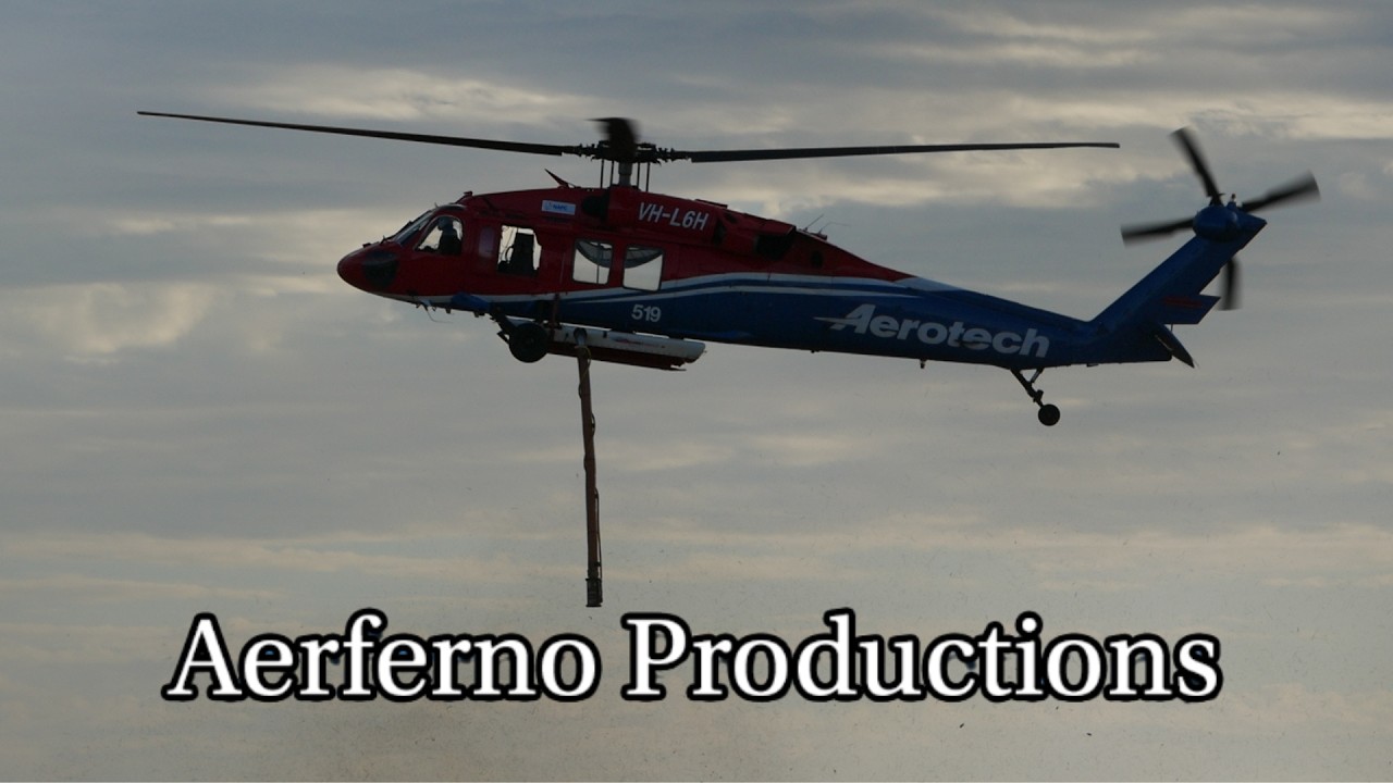 HELITAK 518 and 519 returning to YPPF after a day at the deep creek fire (07-02-26)