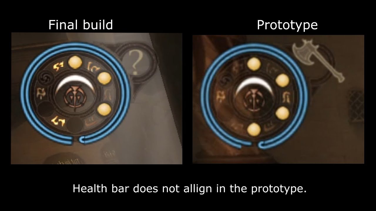Prince of Persia Warrior Within Prototype Differences