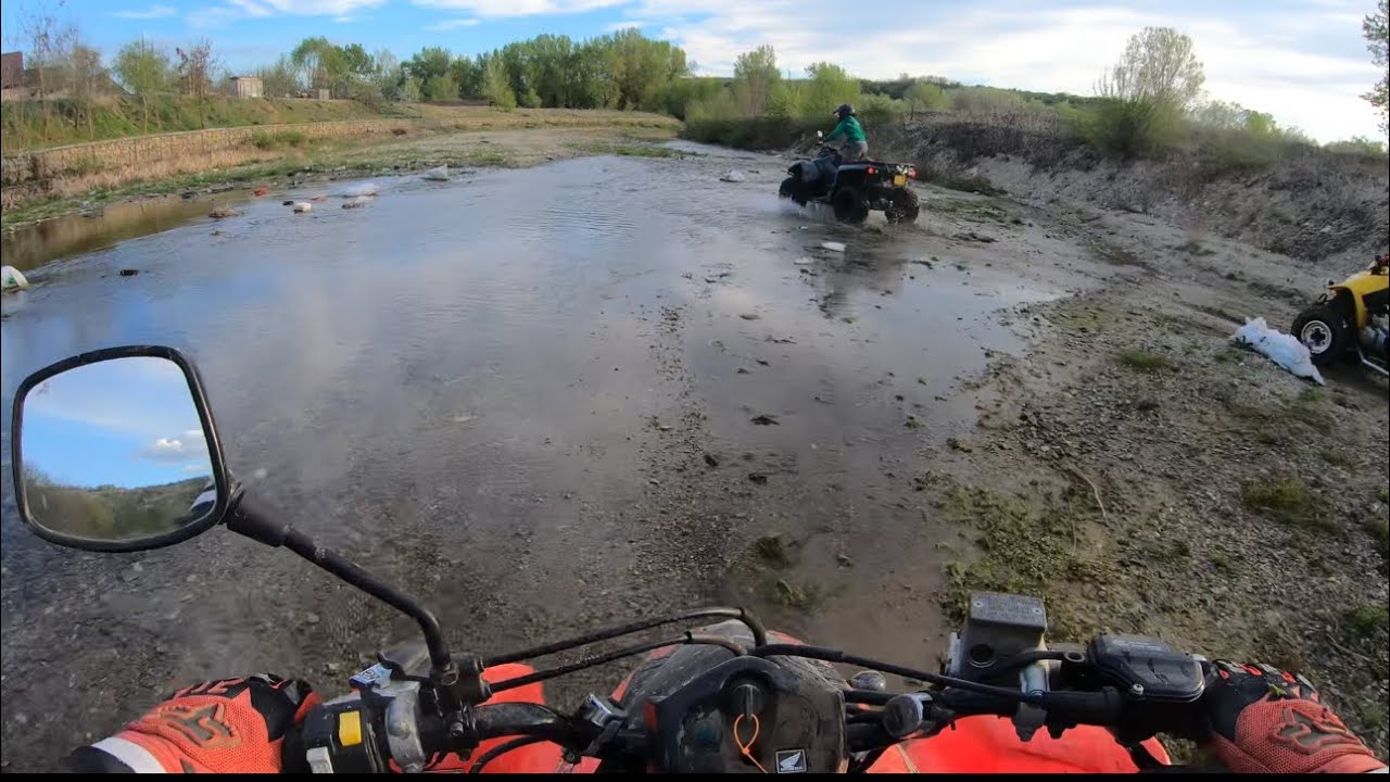 Prima plimbare cu Honda TRX 450R
