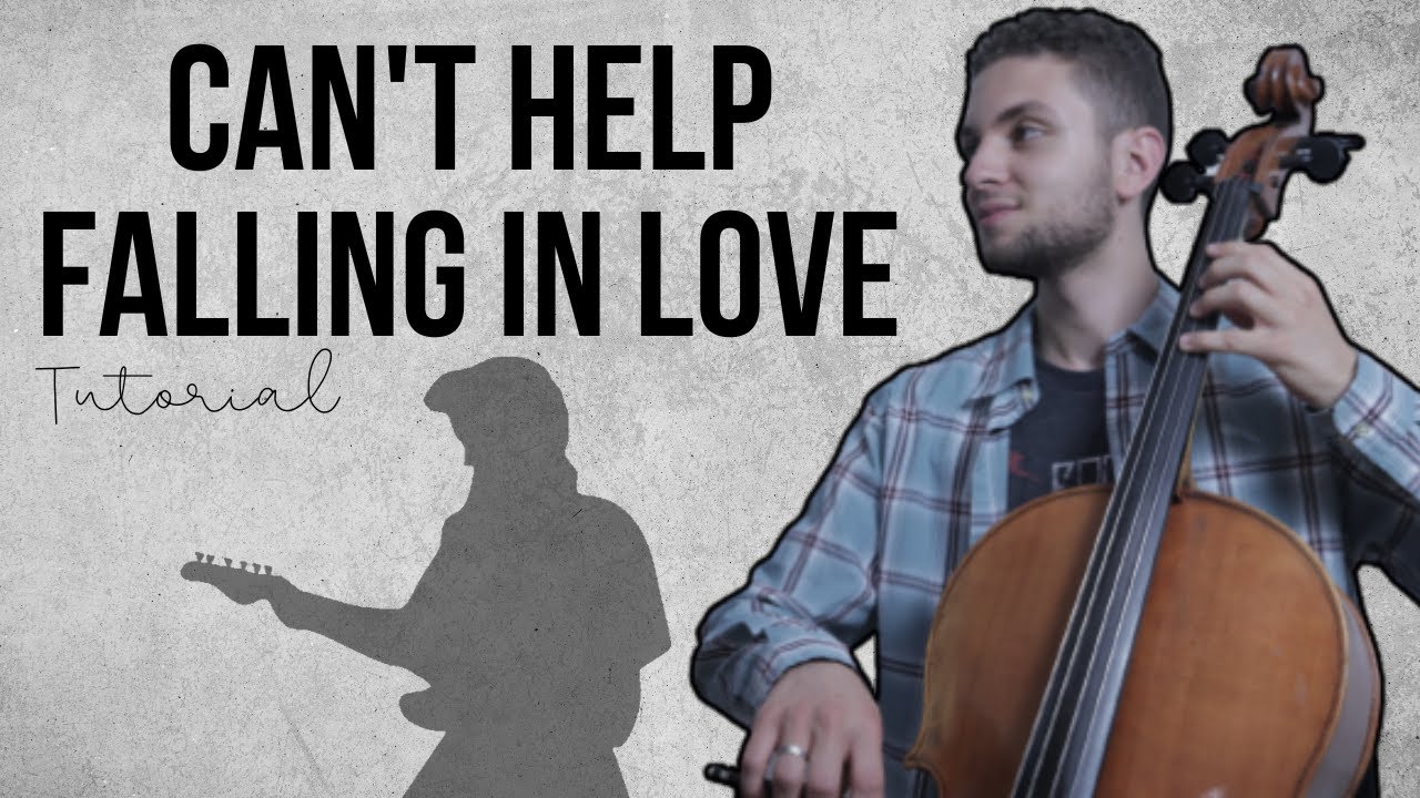 CAN'T HELP FALLING IN LOVE no Violoncelo + Partitura │ Tutoriais Cello Didático