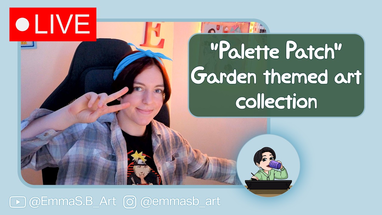 Working on the Palette Patch Collection, Illustrating vegetables for the collection!