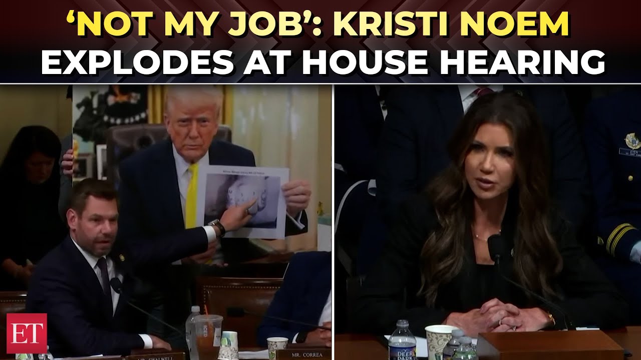 ‘I’m not here for this’: Kristi Noem fumes at House hearing over Kilmar Abrego Garcia’s deportation