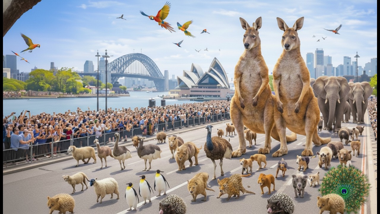 REAL ANIMAL PARADE 2026 IN AUSTRALIA | Live Wildlife Takes Over the Streets (FULL EVENT)