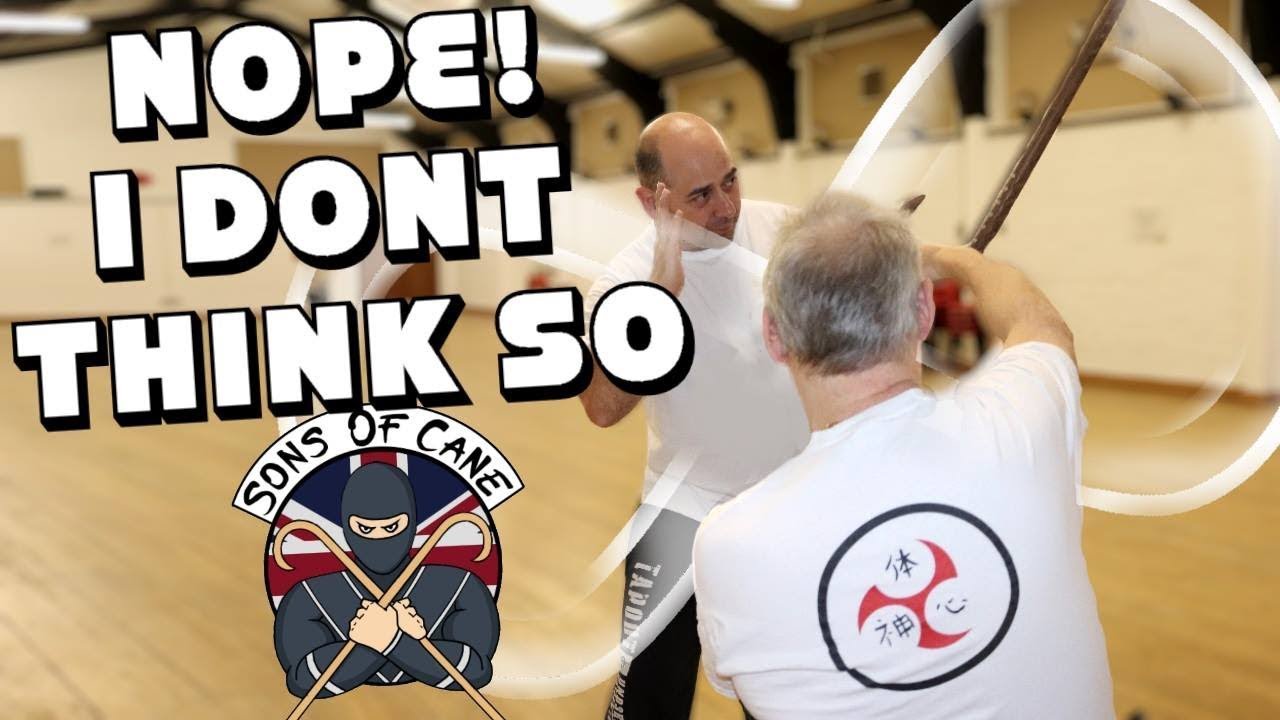 The figure of eight drill Walking cane self defense: CaneMasters techniques