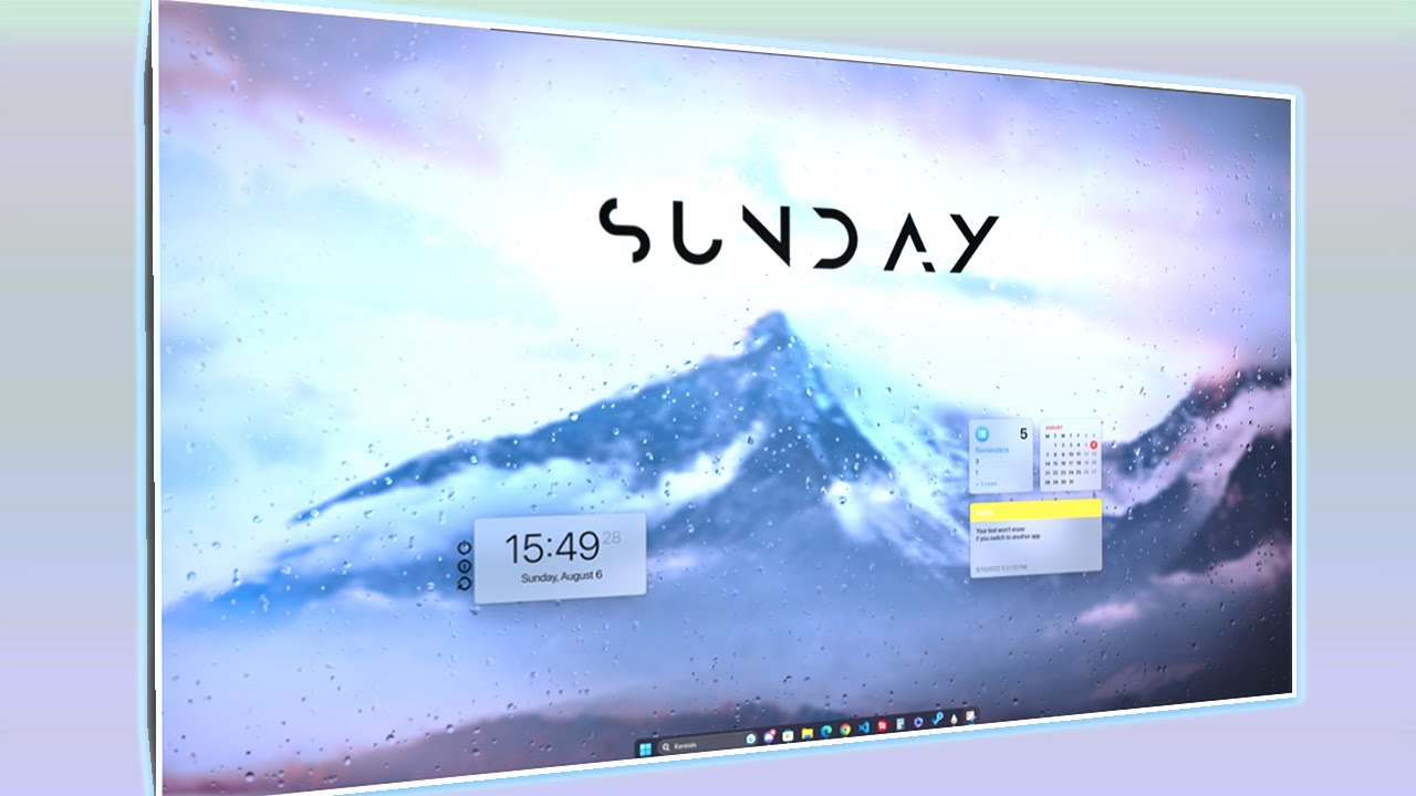 Windows H&aacute;tt&eacute;rk&eacute;p Professzion&aacute;lis Letisztult Asztal Kin&eacute;zet Windows 11 Alatt