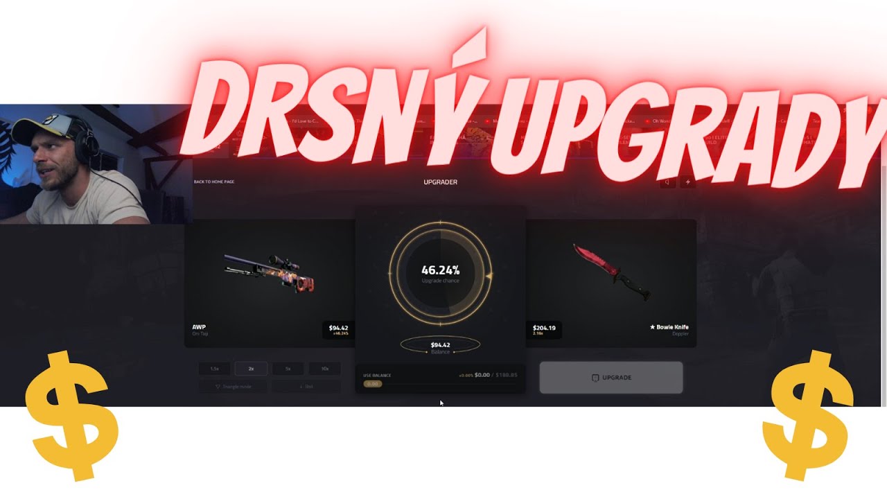 RESTT - JEDE DRSNÝ UPGRADY - OTEVÍRÁ BEDNY A GAMBLÍ SKINY