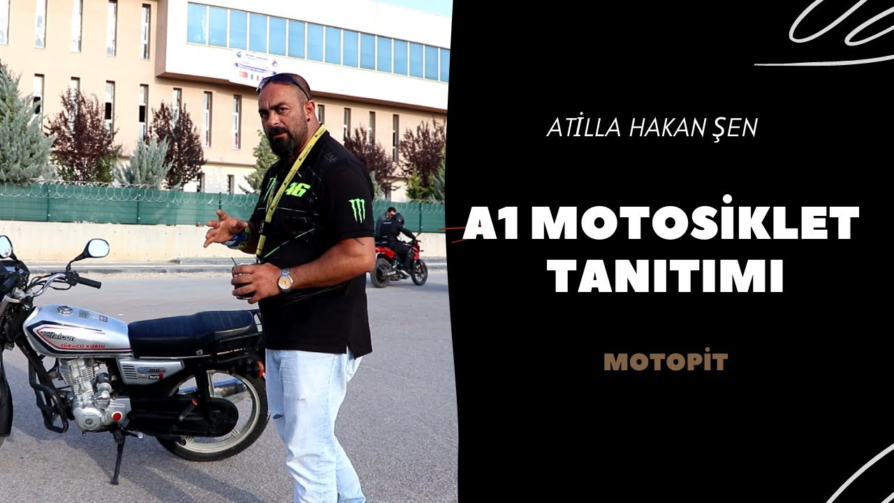 MOTOSİKLET SINAVI A1 EHLİYET MOTOR TANITIMI | ATİLLA HAKAN ŞEN