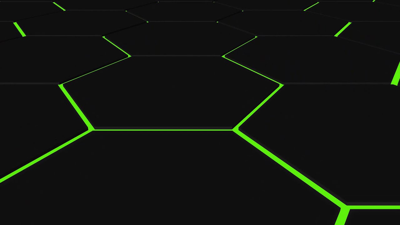 Green Hexagons 💾 Free Media
