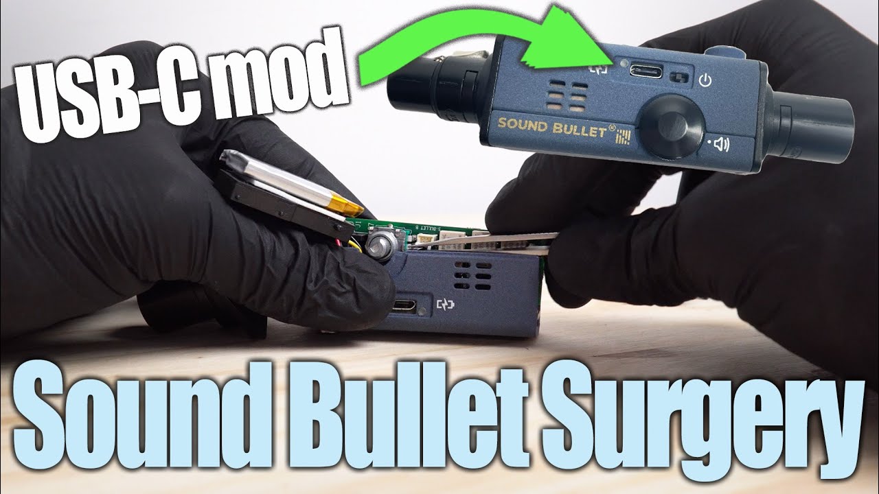Sound Bullet USB-C upgrade kits are available now from @Sonnect  🪫🔌