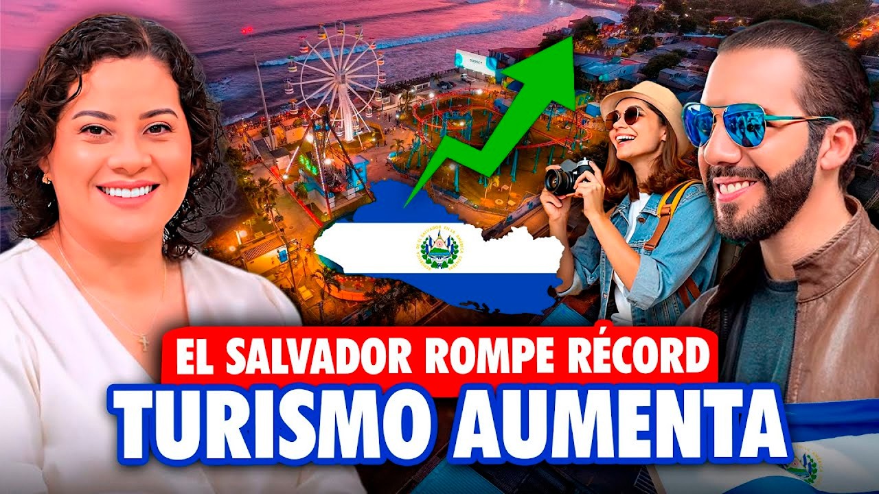 El Salvador rompe récord de Turismo ❤️👏🏼 Nayib Bukele celebra este logro histórico para el país
