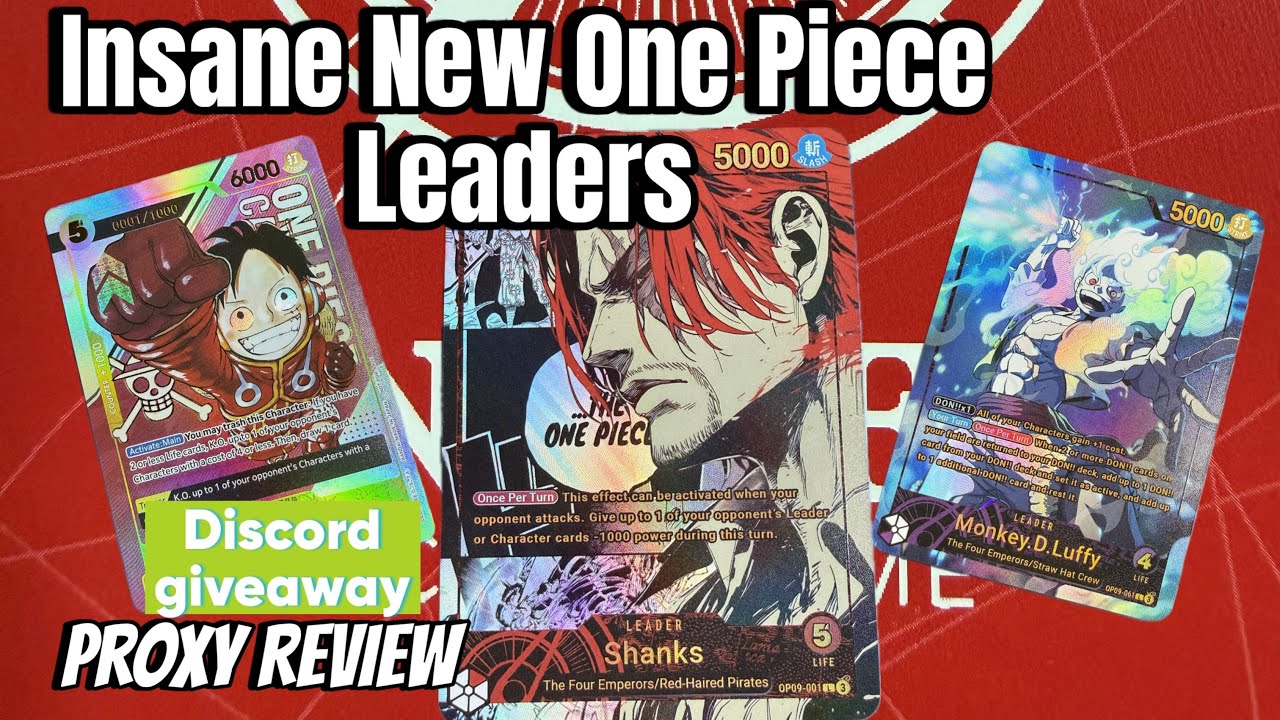 Невероятные новые лидеры из One Piece | Обзор лидеров-заменителей в OPCG