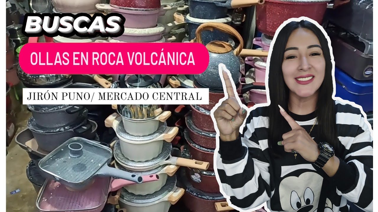 NOS FUIMOS AL CENTRO A BUSCAR OLLAS EN ROCA VOLCÁNICA Y OTRO UTENSILIOS DE COCINA SÚPER BARATO