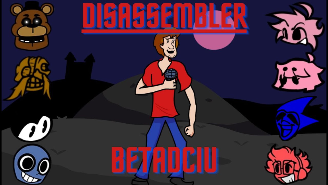 Friday Night Funkin Disassembler But Every Turn A Different Characters Sings It (FNF BETADCIU)