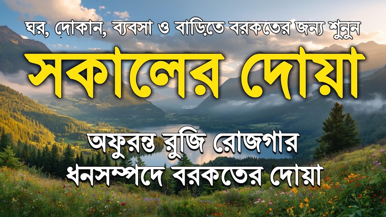 সকালটা শুরু হোক হৃদয় শীতল করা বরকতময় আয়াত দিয়ে | সকালের দোয়া ও জিকির | Morning Dua | Alaa Aqel