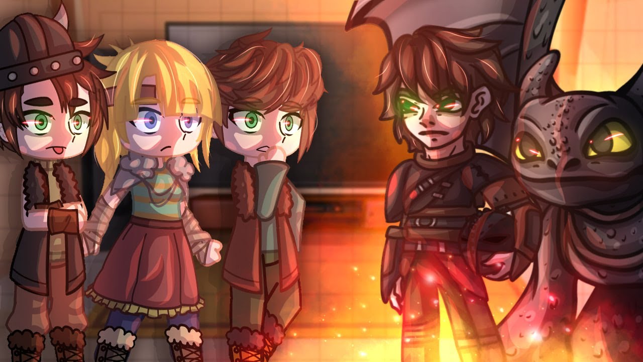 HTTYD react to Hiccup and Toothless