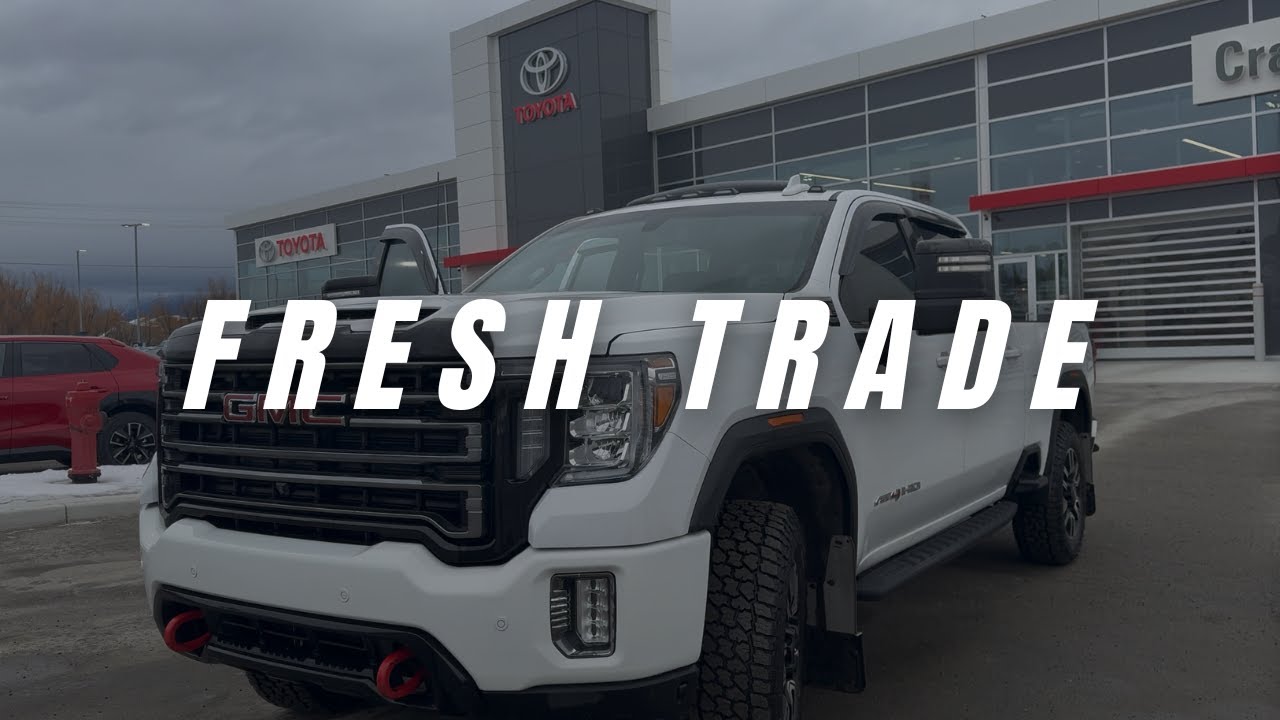 FRESH TRADE -  2022 GMC SIERRA 3500HD AT4 - CRANBROOK TOYOTA