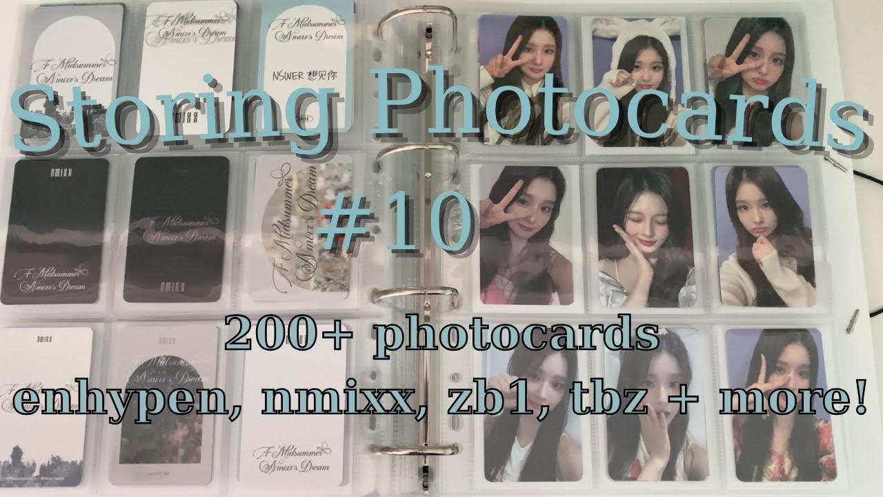 storing photocards #10 | enhypen, nmixx, zb1, tbz + more! {asmr}