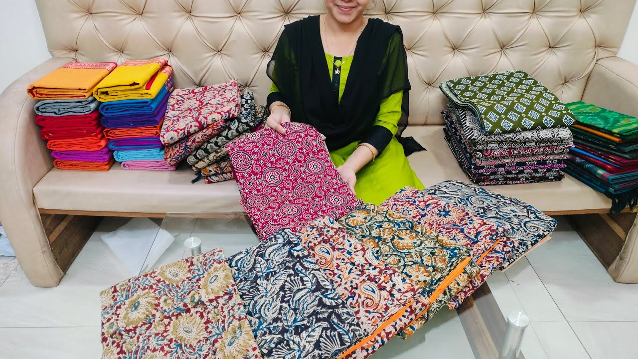 🌹9246780131🌹Pure cotton kalamkari dress materials with free shipping 💐🙏🛍️🎉