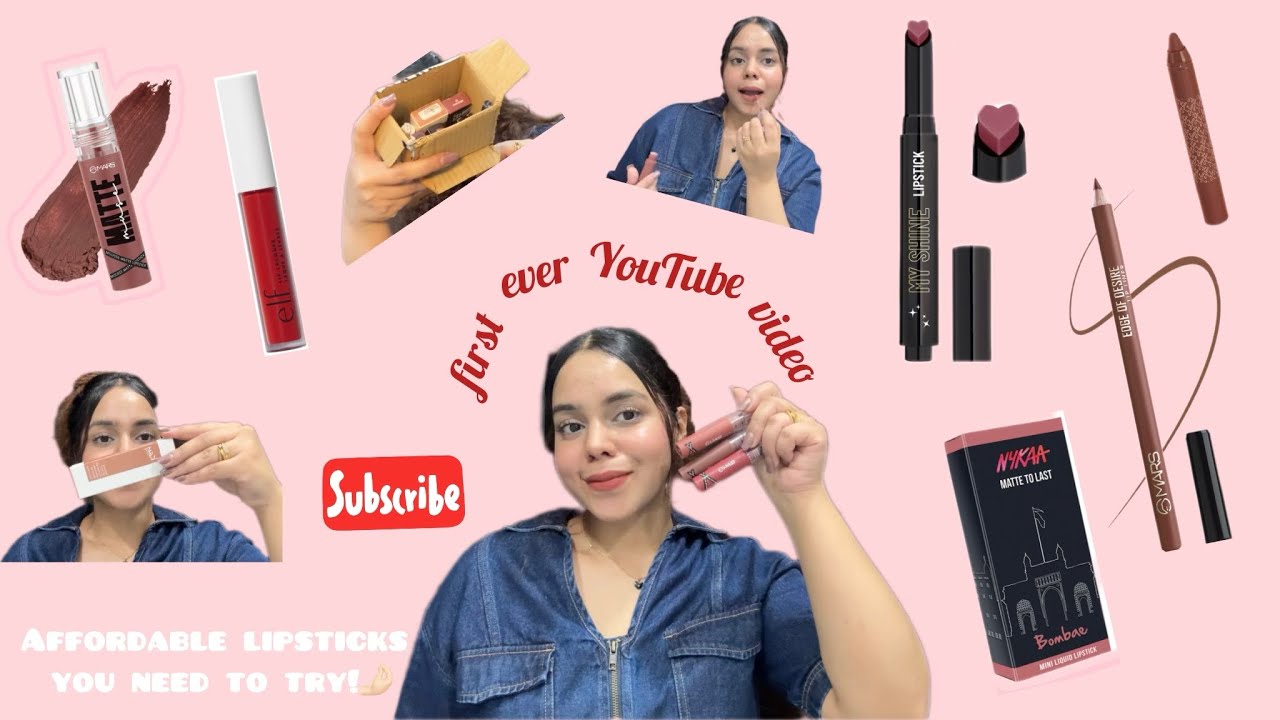 Доступные помады, которые вам НУЖНЫ💄 | Покупки матовой помады Mars Mousse Matte и помады Nykaa | ...