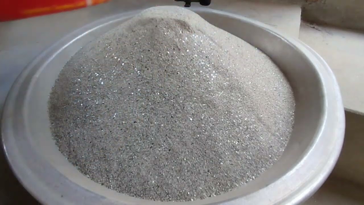Pure Sand and with Water into a Smooth Texture #asmr #satisfying #trending @FazilaASMR07
