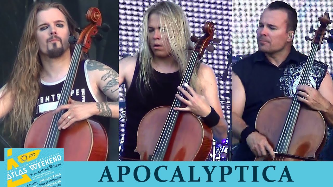 Apocalyptica. Фестиваль Atlas Weekend. Киев, ВДНХ,  08.07.2016.