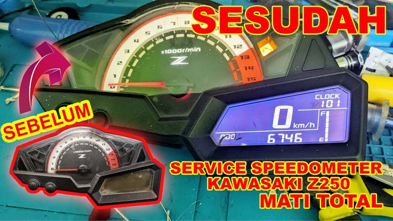 Servis Speedometer KAWASAKI Z250 Mati Total