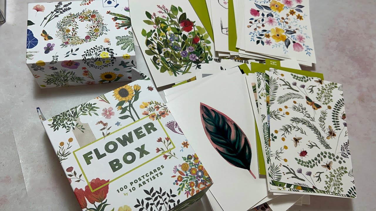 Flower box postcards // flip through // gorgeous