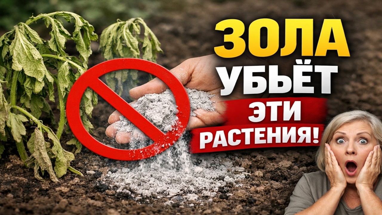 ЗОЛА - УБИЙЦА? 😱 Эти растения ПОГИБНУТ от такой подкормки. Не совершайте эту ошибку!