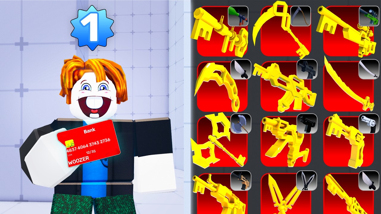 Buying EVERYTHING As a NOOB in Rivals!