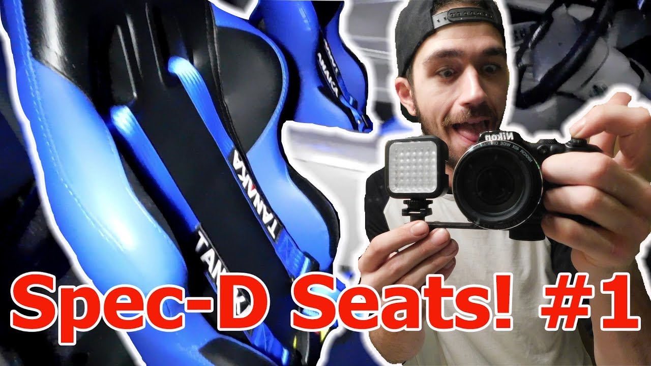 Spec D Seats are here! Driver seat install #1