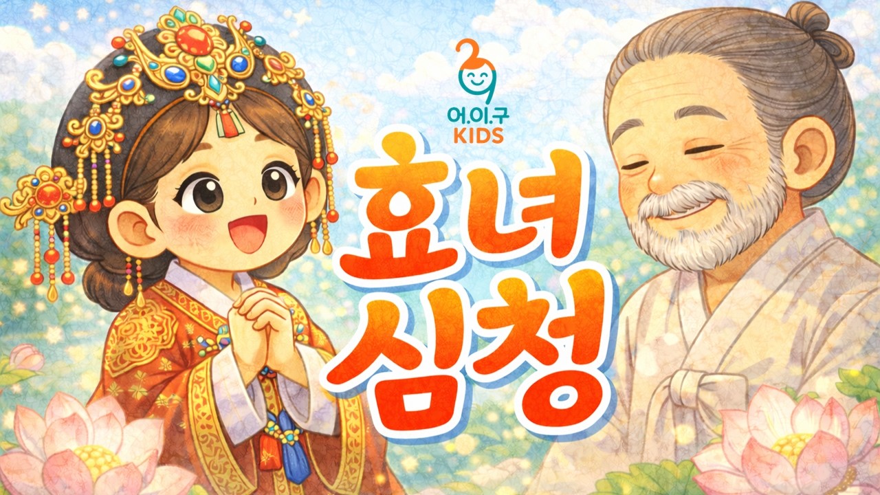 눈이 보이지 않는 심봉사는 어떻게 앞을 보게 되었을까?ㅣ효녀 심청 이야기ㅣ한국 전래동화ㅣ어.이.구KIDS