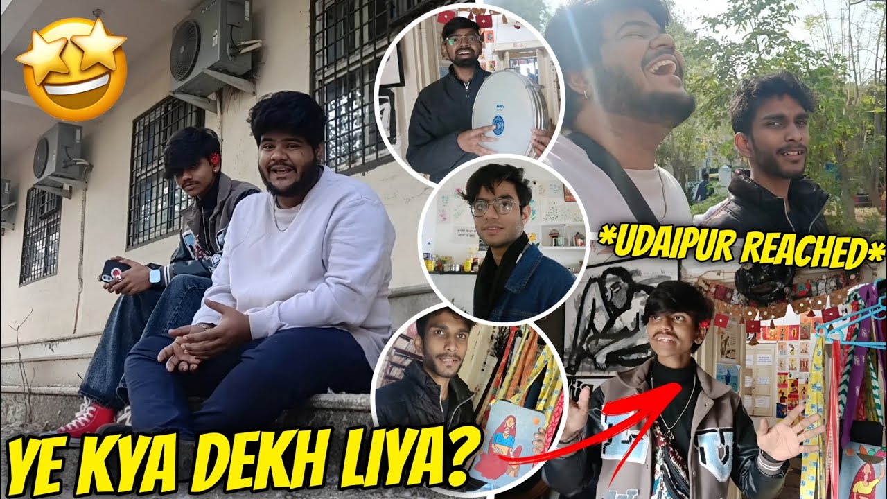 Ye Kya Dekh Liya? 🤩 *Udaipur Reached* | Gomzee Vlogs