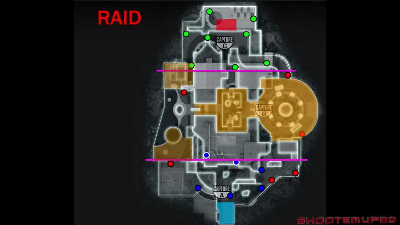 Black Ops 2 RAID Spawns and Strategies (All Spawn Points For Raid)
